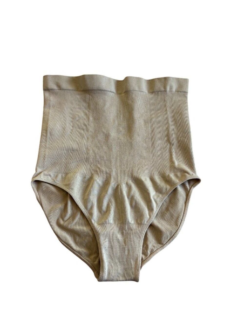 High Waisted Shapewear Panties XL- XXL Beige Seamless Tummy Control Briefs